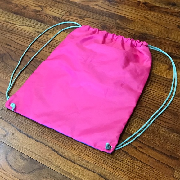 Party Mermaid Draw String Backpack Bag Tote Sack Carryall Toddlers Little Girls - Picture 8 of 16